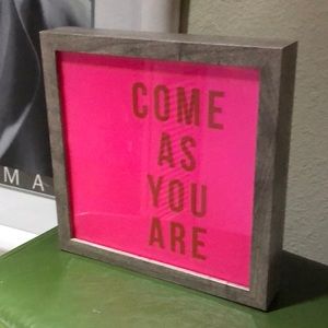 Honorable Citizens Wall Art - Come As You Are Hot Pink Neon Sign Lightbox Honorable Citizens Wall Art - Come As You Are Hot Pink Neon Sign Lightbox